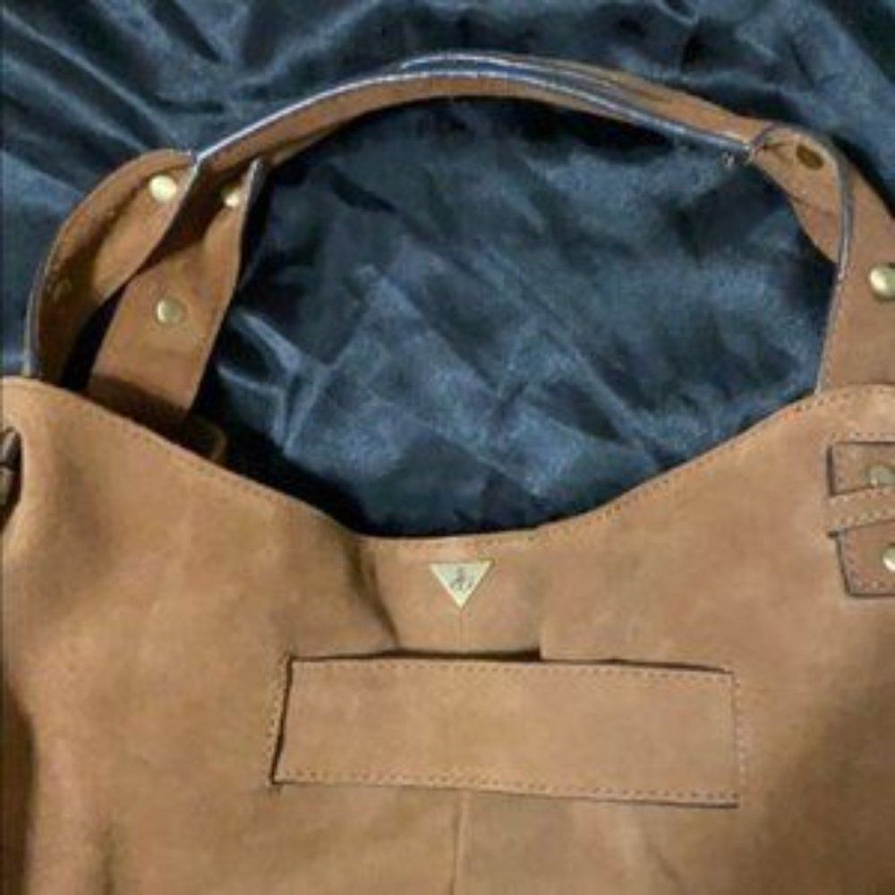 𝅺Sam Edelman Emily Suede Bucket Tote - Picture 5 of 11